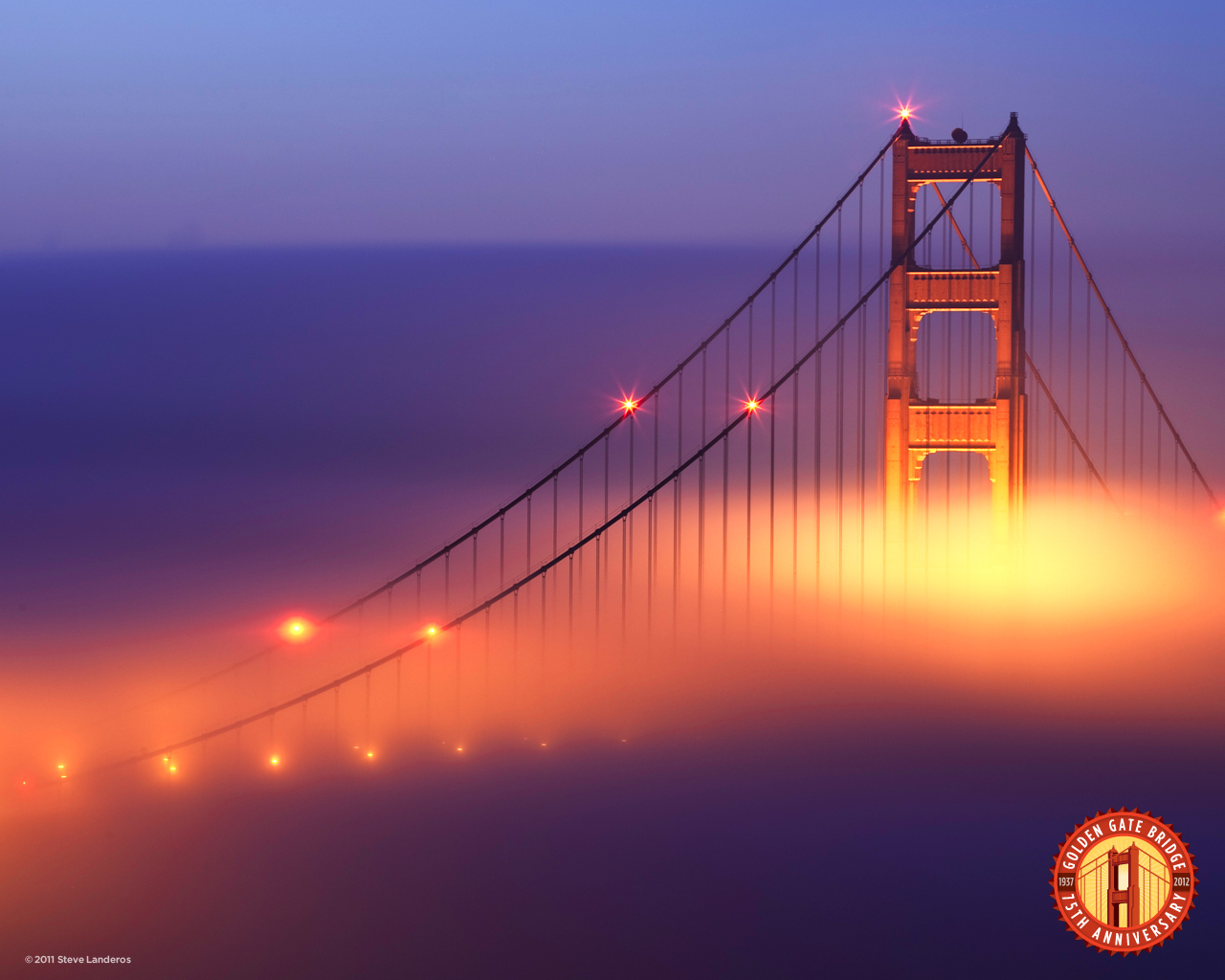 Download Wallpaper :: Golden Gate Bridge 75th Anniversary